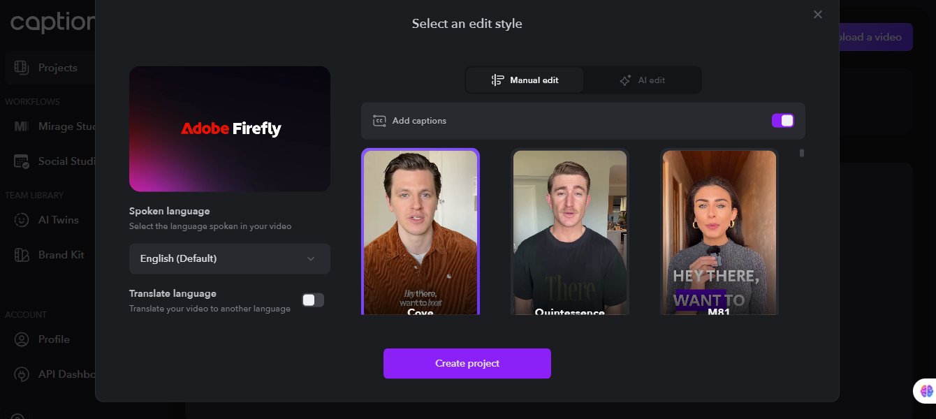 خرید اشتراک کپشنز
